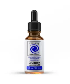 Galaxy Naturals USDA Certified Organic Full Spectrum CBD Oil bottle