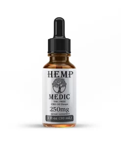 Hemp Medic CBD USDA Organic THC-Free CBD Oil Bottle