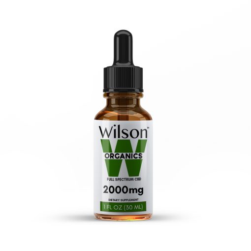 Wilson Organics Full Spectrum CBD Oil Bottle