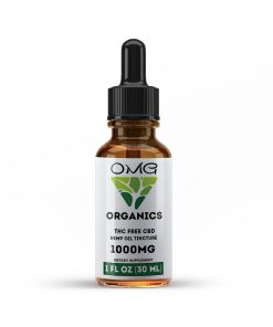 Bottle of OMG Organics CBD USDA Certified Organic THC-Free CBD Oil